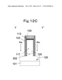 NONVOLATILE SEMICONDUCTOR MEMORY TRANSISTOR, NONVOLATILE SEMICONDUCTOR     MEMORY, AND METHOD FOR MANUFACTURING NONVOLATILE SEMICONDUCTOR MEMORY diagram and image