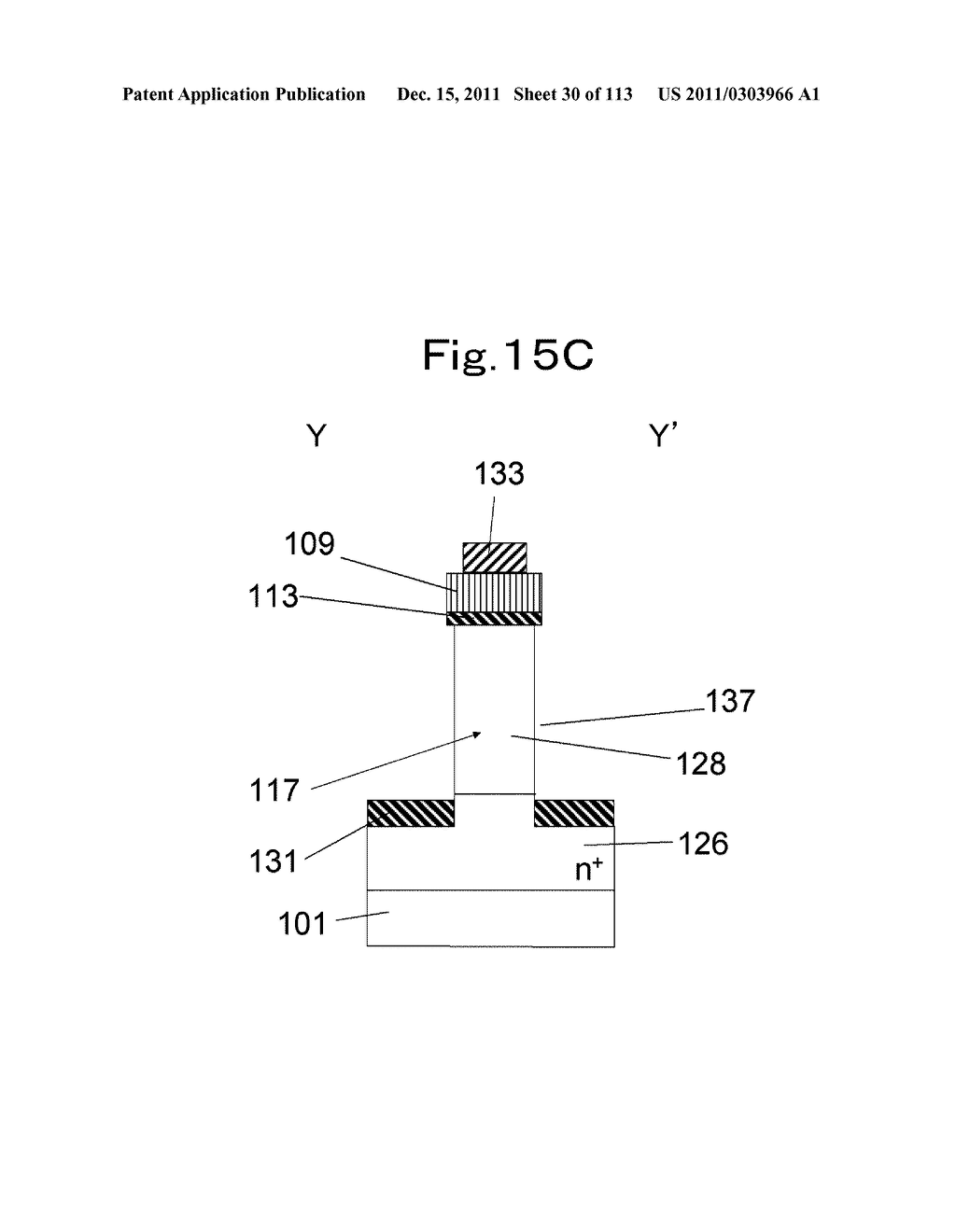 NONVOLATILE SEMICONDUCTOR MEMORY TRANSISTOR, NONVOLATILE SEMICONDUCTOR     MEMORY, AND METHOD FOR MANUFACTURING NONVOLATILE SEMICONDUCTOR MEMORY - diagram, schematic, and image 31