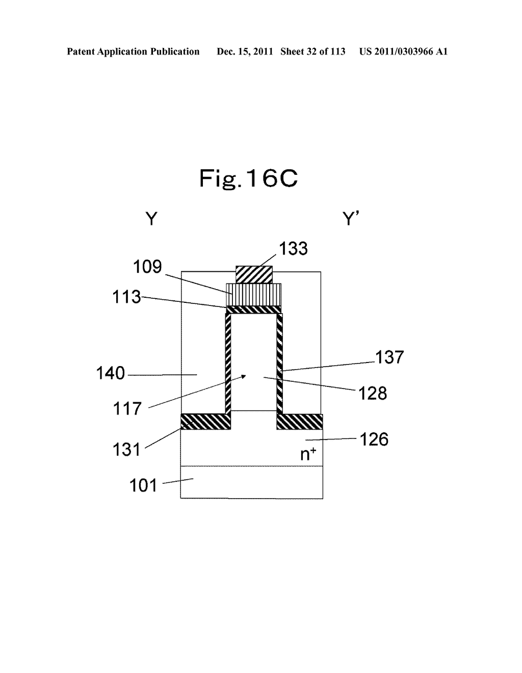 NONVOLATILE SEMICONDUCTOR MEMORY TRANSISTOR, NONVOLATILE SEMICONDUCTOR     MEMORY, AND METHOD FOR MANUFACTURING NONVOLATILE SEMICONDUCTOR MEMORY - diagram, schematic, and image 33