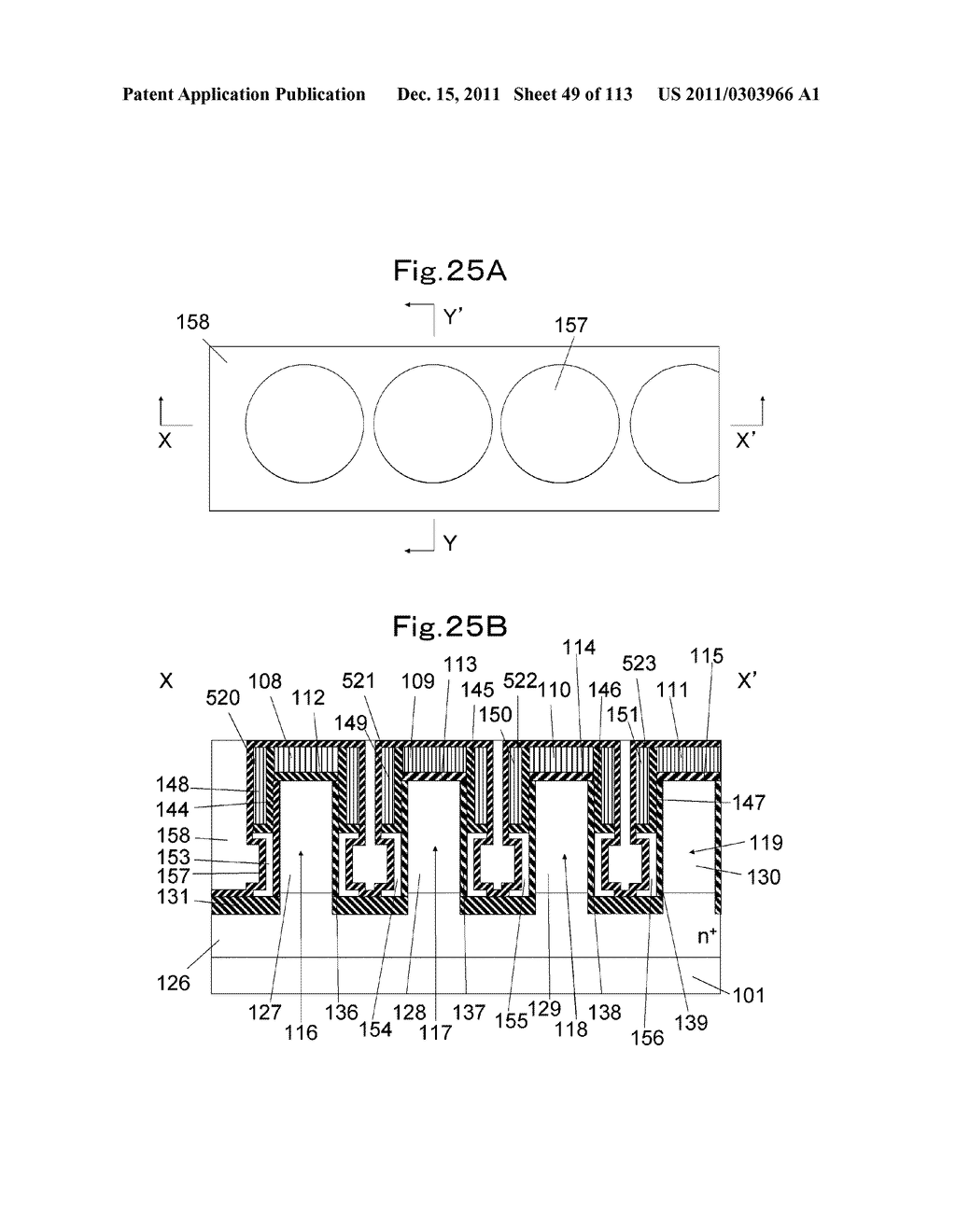 NONVOLATILE SEMICONDUCTOR MEMORY TRANSISTOR, NONVOLATILE SEMICONDUCTOR     MEMORY, AND METHOD FOR MANUFACTURING NONVOLATILE SEMICONDUCTOR MEMORY - diagram, schematic, and image 50