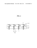 SEMICONDUCTOR CHIP WITH THROUGH ELECTRODES AND METHOD FOR MANUFACTURING     THE SAME diagram and image