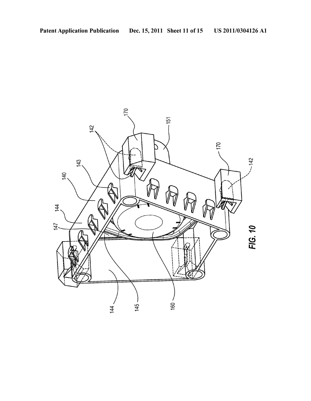 INFLATABLE AIRBAG ASSEMBLY HAVING A COSMETIC COVER WITH A FLEXIBLE     MOUNTING BRACKET - diagram, schematic, and image 12