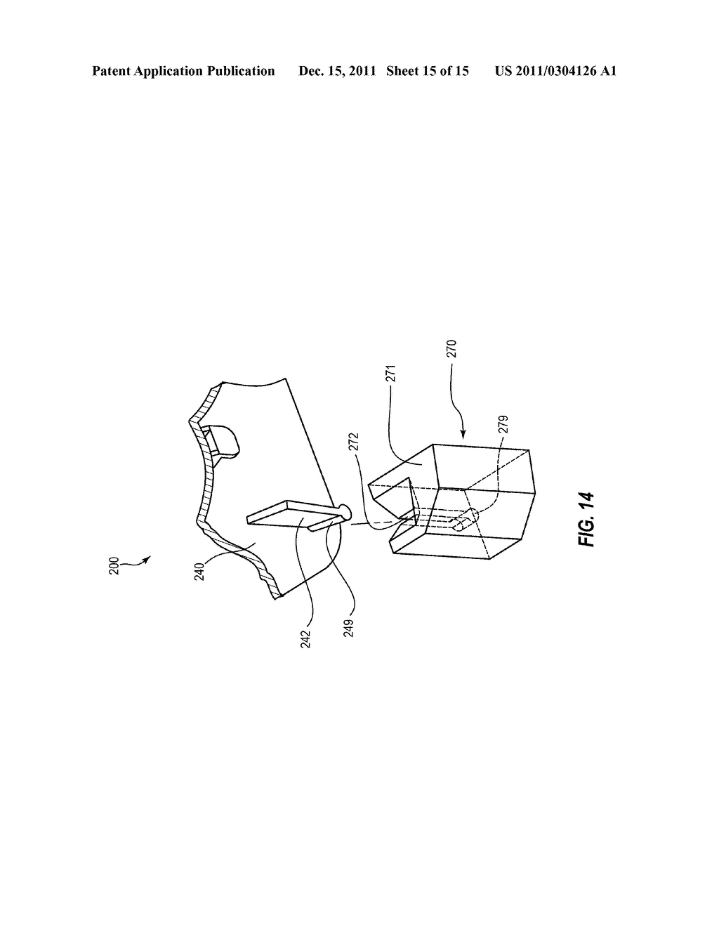 INFLATABLE AIRBAG ASSEMBLY HAVING A COSMETIC COVER WITH A FLEXIBLE     MOUNTING BRACKET - diagram, schematic, and image 16