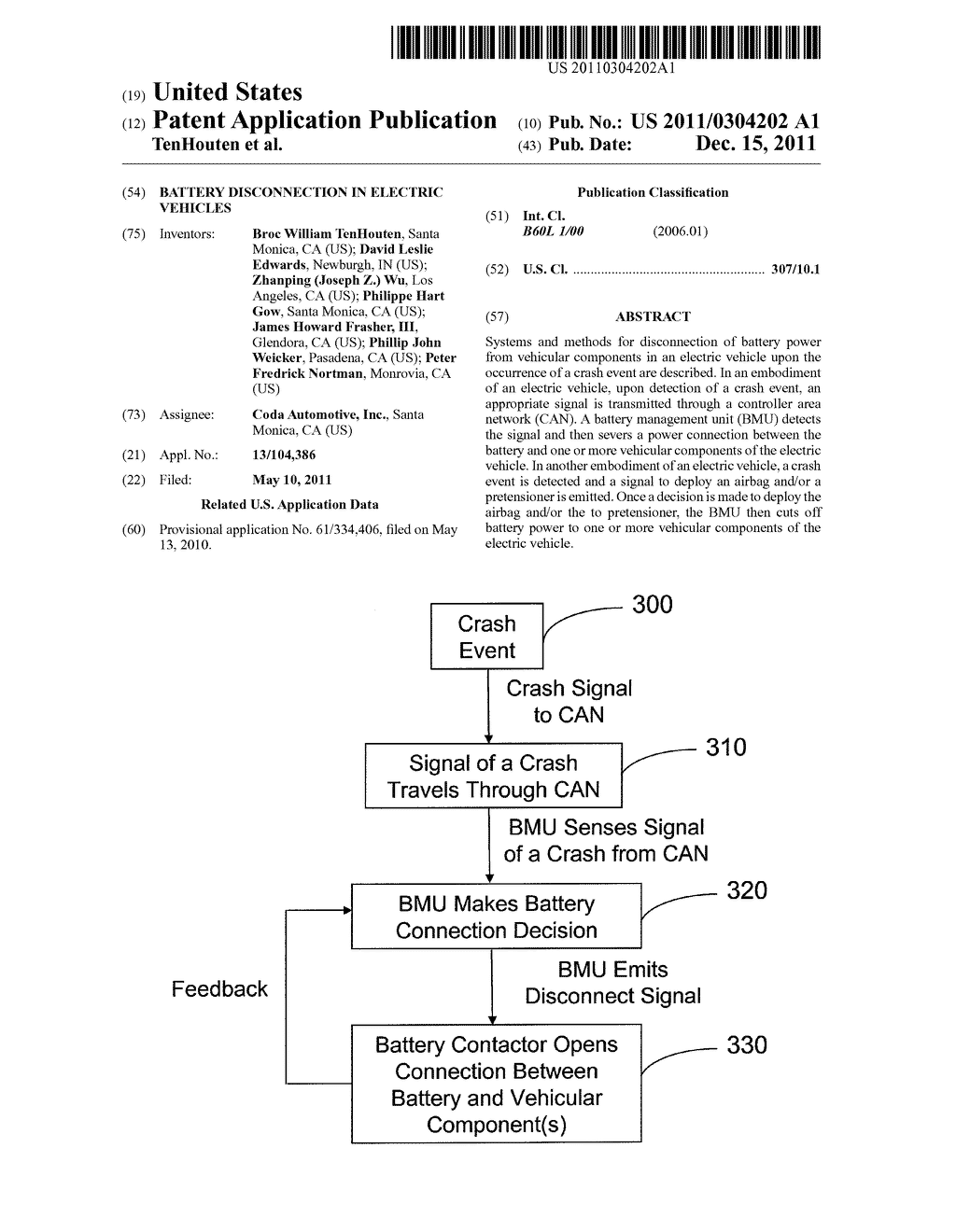 BATTERY DISCONNECTION IN ELECTRIC VEHICLES - diagram, schematic, and image 01