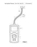 MULTIMETER WITH FLEXIBLE CURRENT SENSOR diagram and image