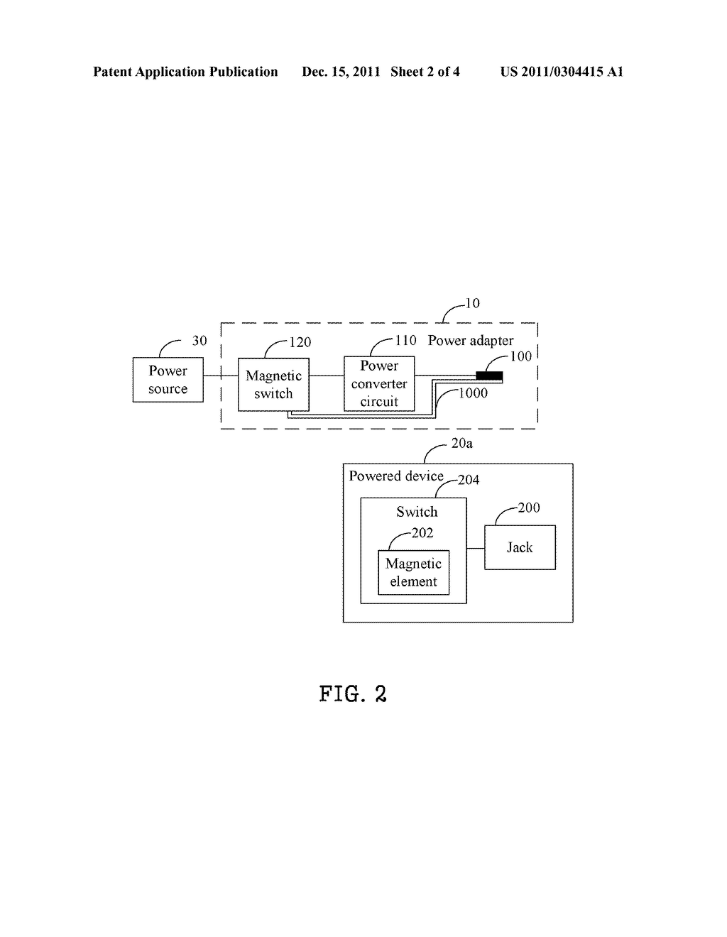 POWER ADAPTER WITH LOW POWER LOSS - diagram, schematic, and image 03