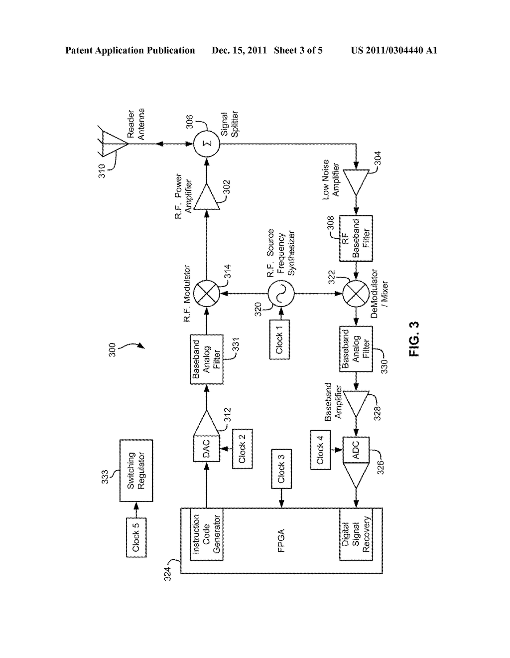 RFID DEVICES USING A COMMON MASTER CLOCK AND METHODS THEREOF - diagram, schematic, and image 04