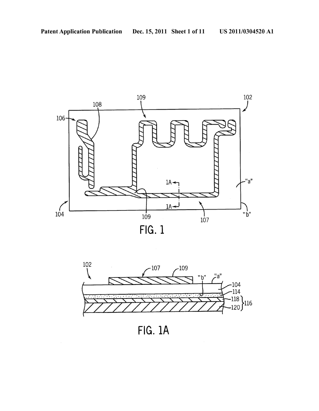 Method of Manufacturing and Operating an Antenna Arrangement for a     Communication Device - diagram, schematic, and image 02