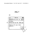 MOBILE TERMINAL AND DISPLAYING METHOD THEREOF diagram and image