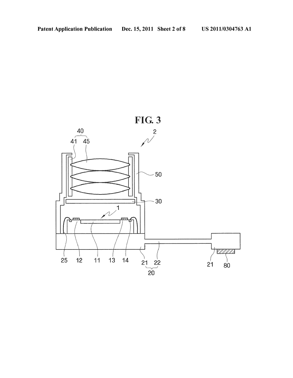 IMAGE SENSOR CHIP AND CAMERA MODULE HAVING THE SAME - diagram, schematic, and image 03