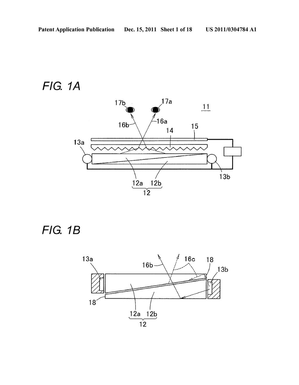 AREA LIGHT SOURCE DEVICE AND STEREOSCOPIC DISPLAY DEVICE - diagram, schematic, and image 02