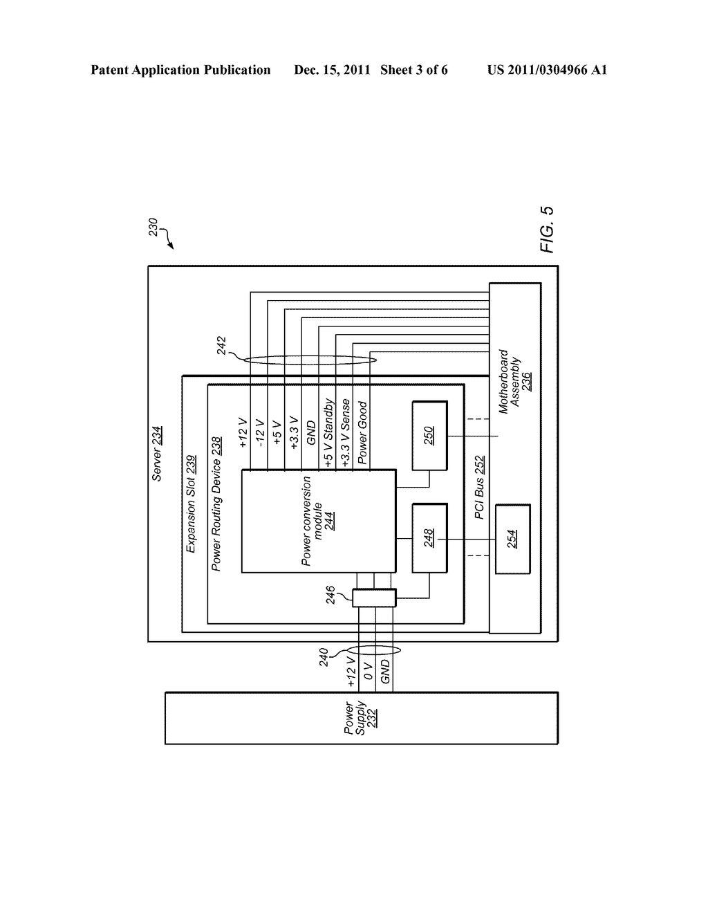 Power Routing Device For Expansion Slot Of Computer System - diagram, schematic, and image 04