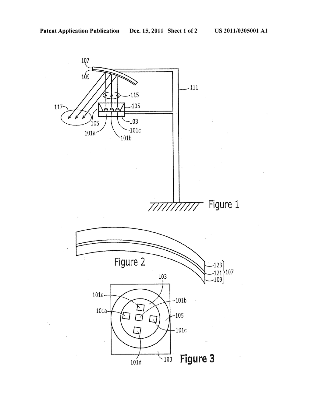 LED Lighting Systems Including Luminescent Layers On Remote Reflectors - diagram, schematic, and image 02