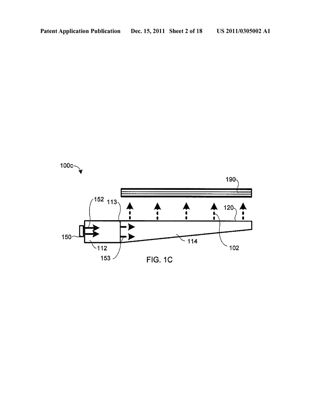 ILLUMINATION ASSEMBLY INCLUDING WAVELENGTH CONVERTING MATERIAL HAVING     SPATIALLY VARYING DENSITY - diagram, schematic, and image 03