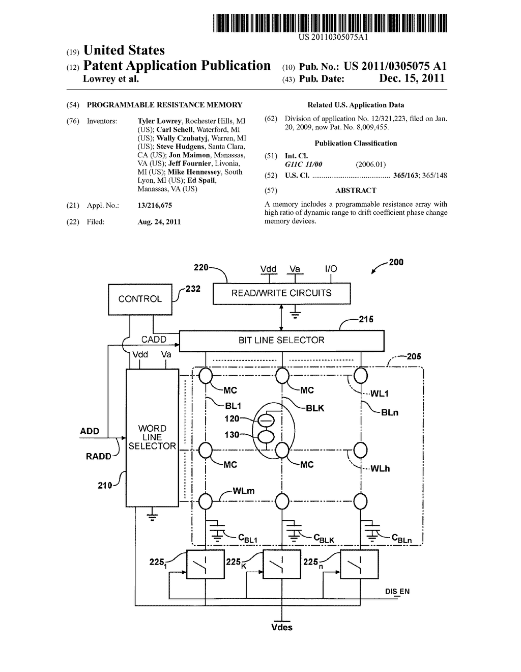 Programmable Resistance Memory - diagram, schematic, and image 01