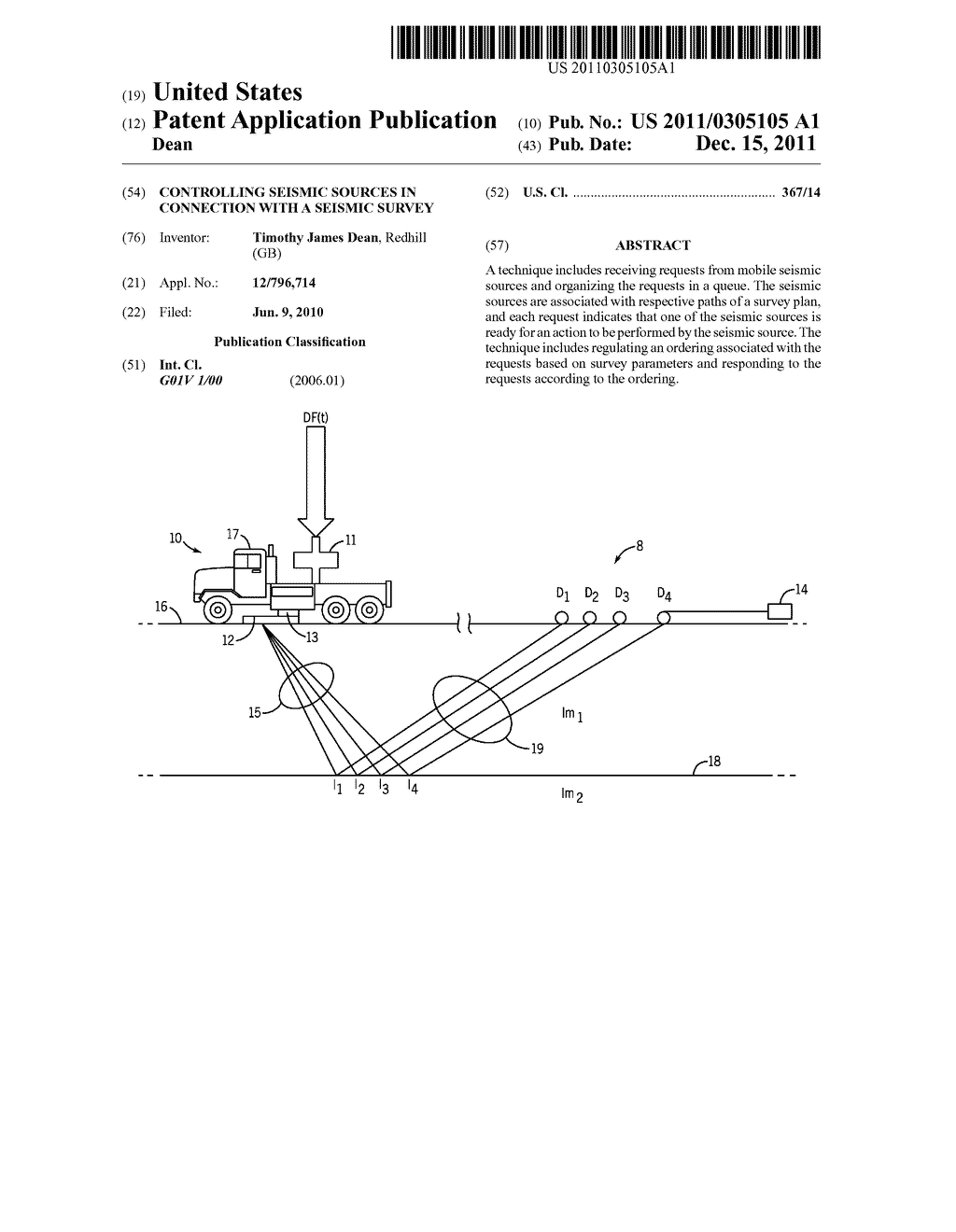 CONTROLLING SEISMIC SOURCES IN CONNECTION WITH A SEISMIC SURVEY - diagram, schematic, and image 01