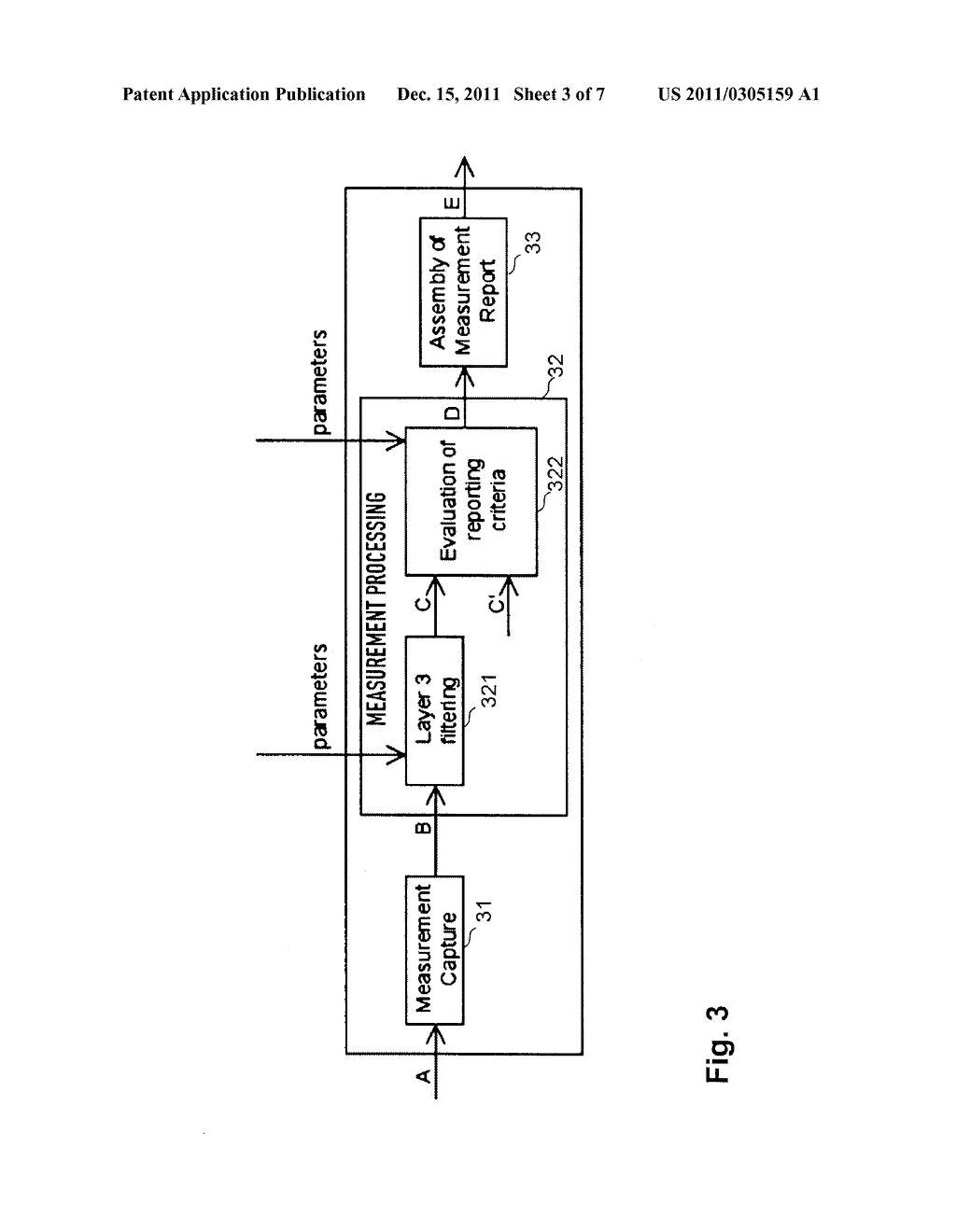 METHOD FOR CONTROLLING MEASUREMENTS IN A WIRELESS TELECOMMUNICATIONS     TERMINAL - diagram, schematic, and image 04