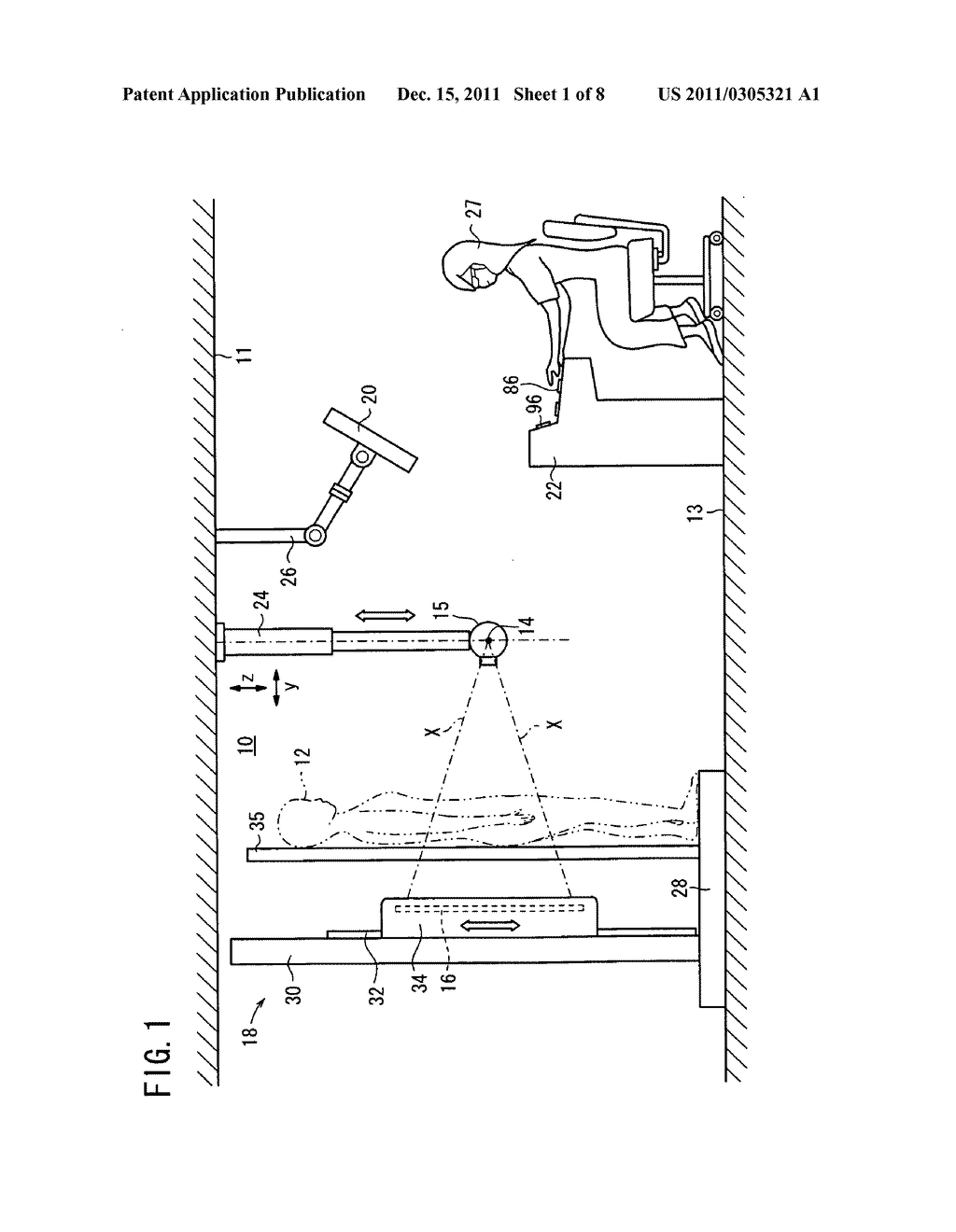 Radiographic apparatus and method - diagram, schematic, and image 02