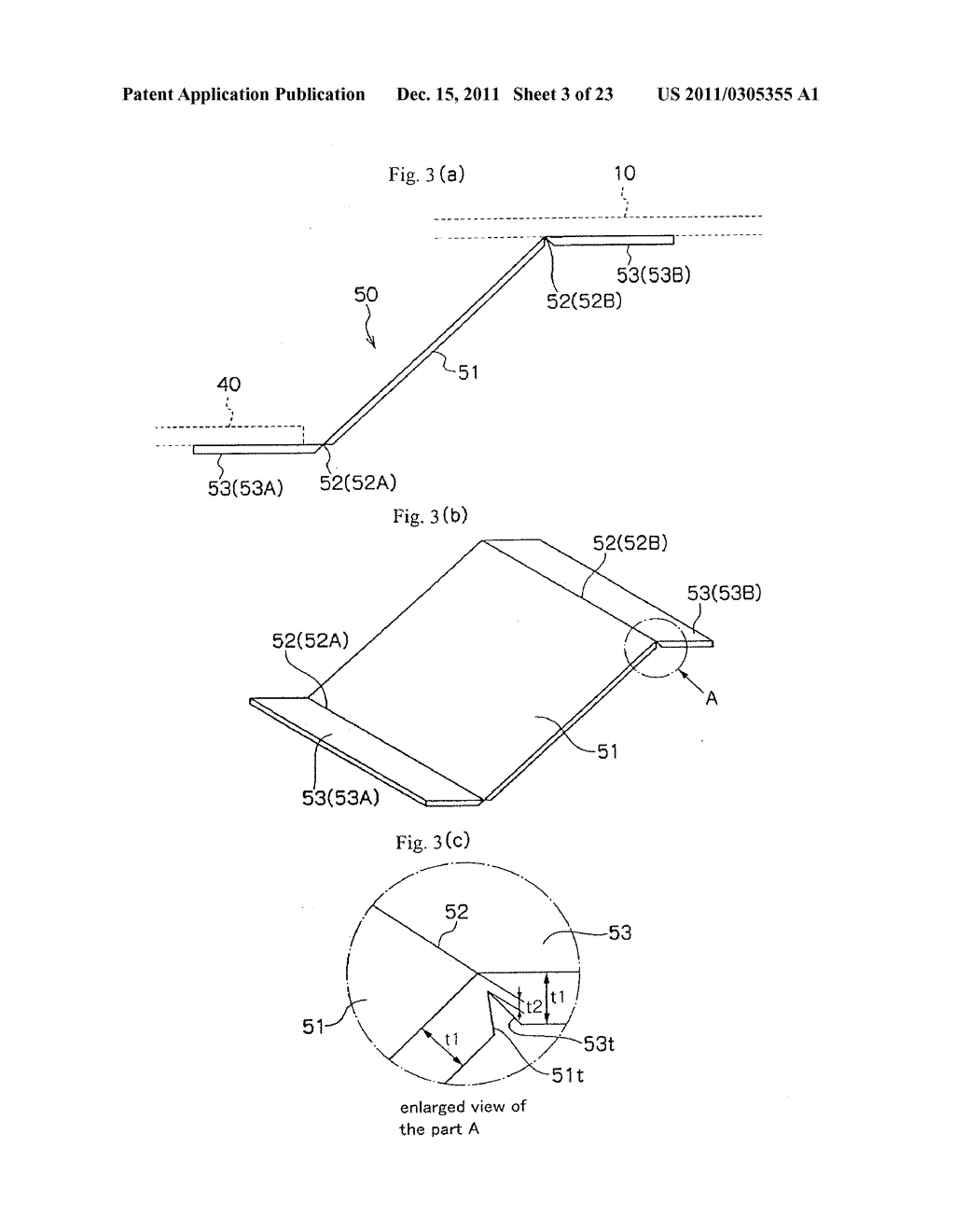 VIBRATION DIRECTION CONVERTER PART FOR SPEAKER DEVICE AND SPEAKER DEVICE - diagram, schematic, and image 04