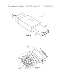 CONNECTOR SYSTEM HAVING ELECTRICAL AND OPTICAL LINKS WITH OPTICAL LINK     CLEANER diagram and image