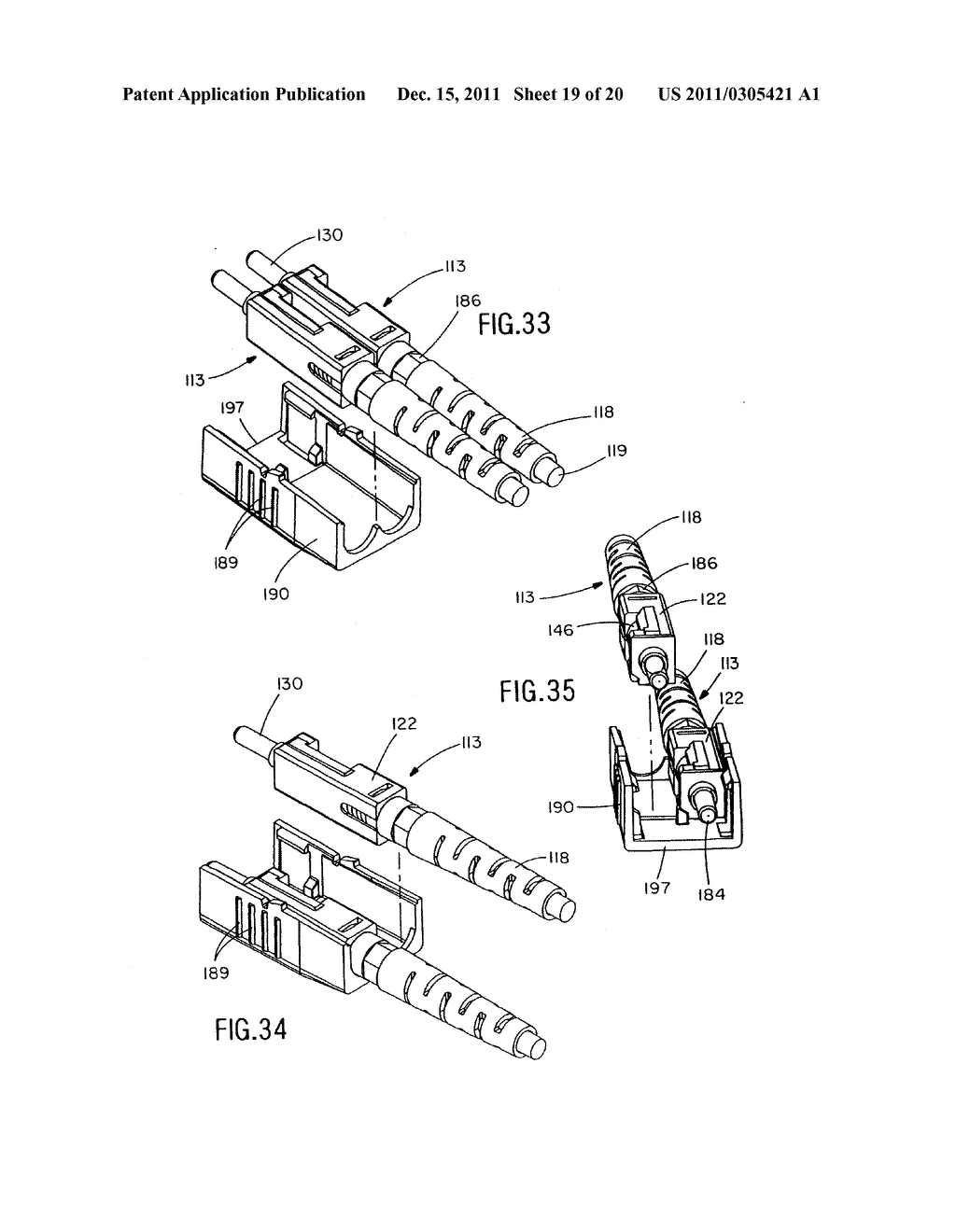 Reversible Fiber Optic Stub Clamping Mechanism - diagram, schematic, and image 20