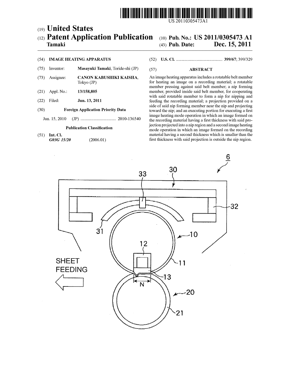 IMAGE HEATING APPARATUS - diagram, schematic, and image 01