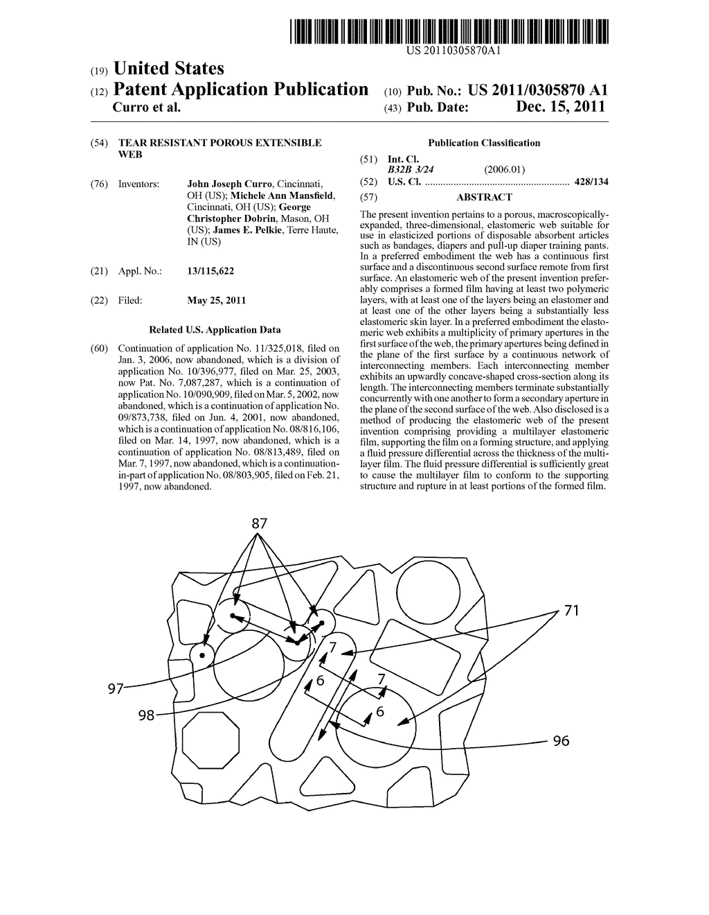 TEAR RESISTANT POROUS EXTENSIBLE WEB - diagram, schematic, and image 01