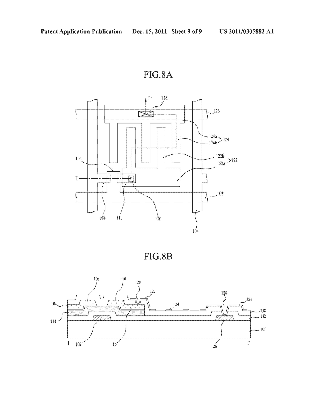 METHOD FOR FORMING THIN FILM PATTERN AND FLAT DISPLAY DEVICE HAVING THE     SAME - diagram, schematic, and image 10