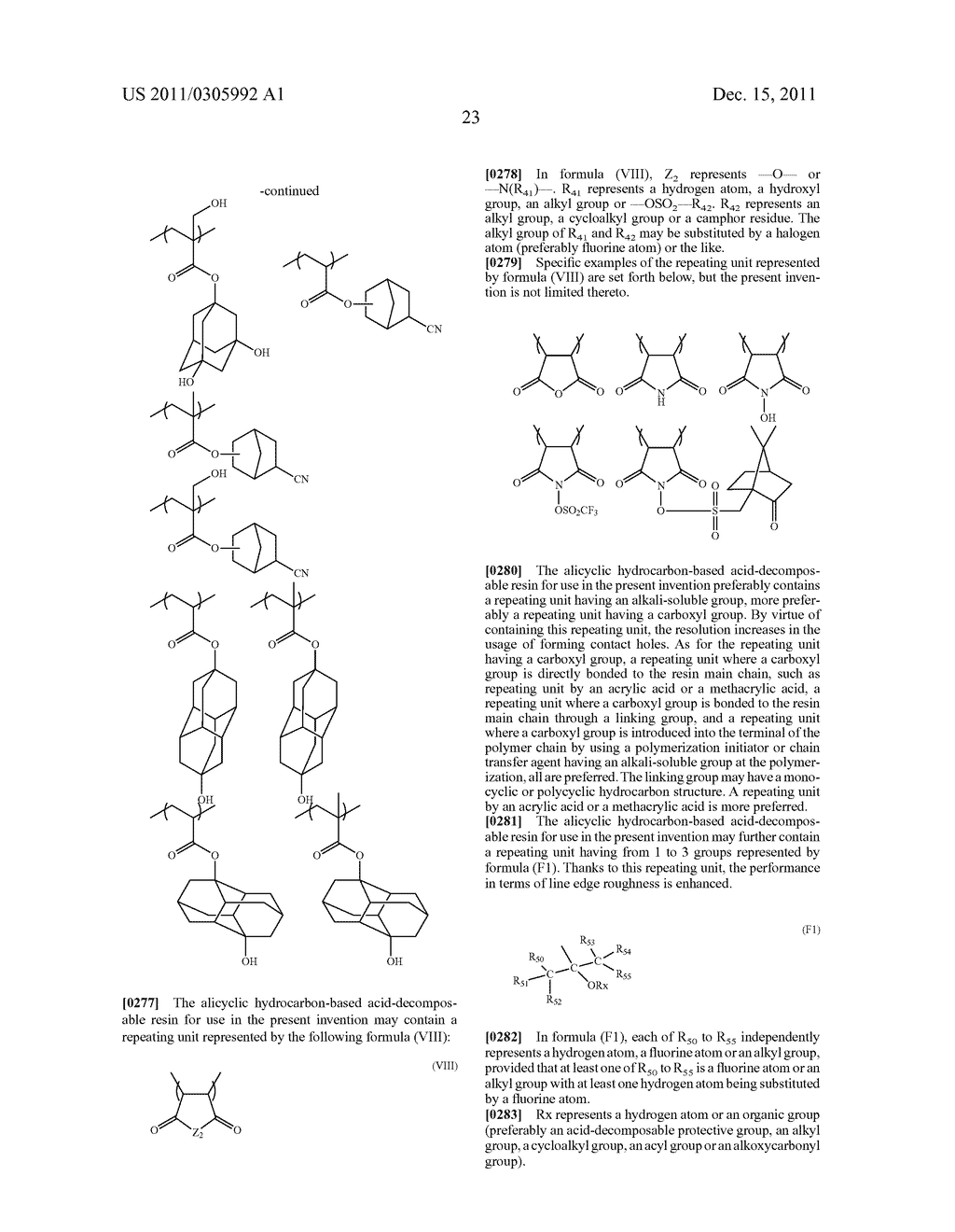 PATTERN FORMING METHOD, AND RESIST COMPOSITION, DEVELOPER AND RINSING     SOLUTION USED IN THE PATTERN FORMING METHOD - diagram, schematic, and image 30