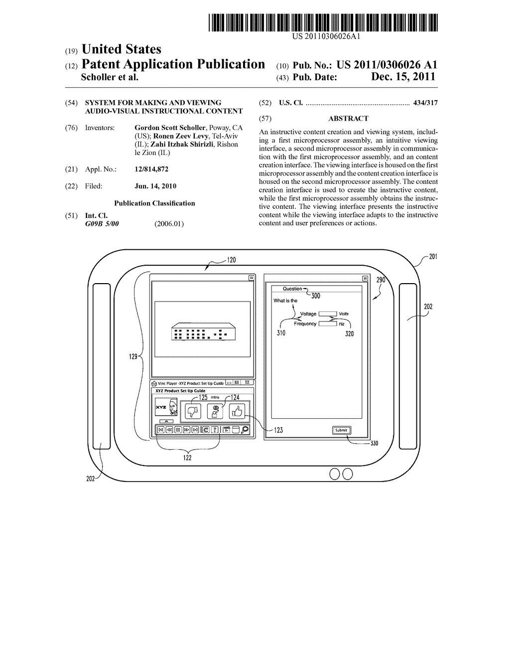 SYSTEM FOR MAKING AND VIEWING AUDIO-VISUAL INSTRUCTIONAL CONTENT - diagram, schematic, and image 01