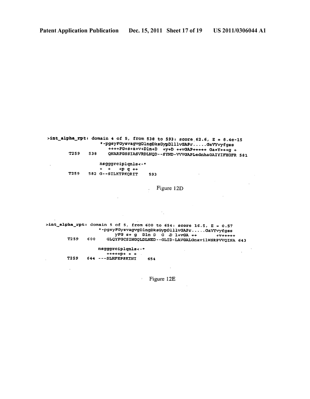 DELTA3, FTHMA-070, TANGO85, TANGO77, SPOIL, NEOKINE, TANGO129, AND     INTEGRIN ALPHA SUBUNIT PROTEIN AND NUCLEIC ACID MOLECULES AND USES     THEREOF - diagram, schematic, and image 18