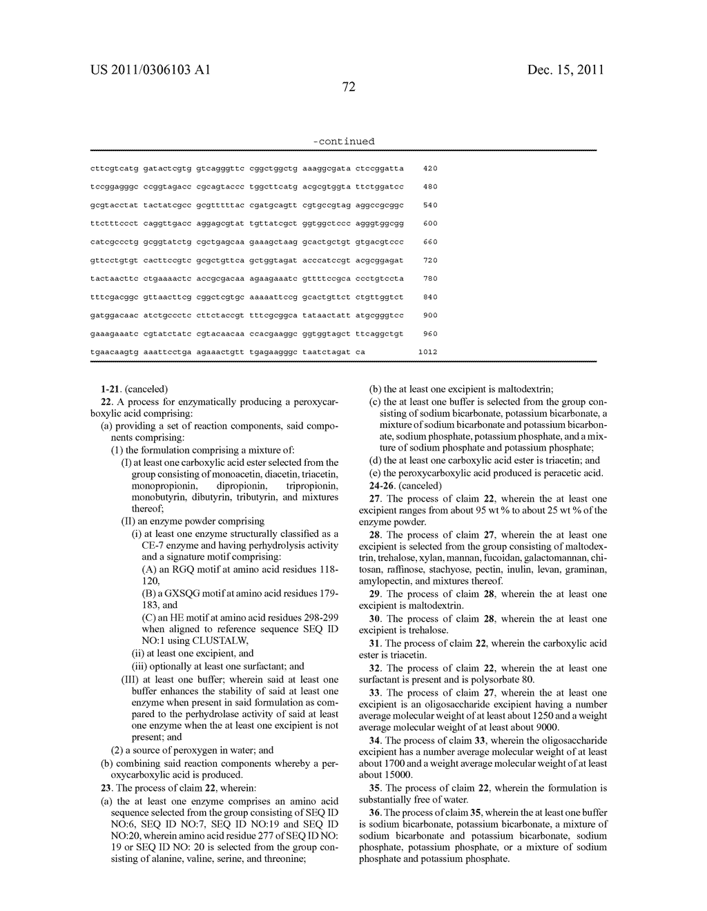 Stabilization Of Perhydrolases - diagram, schematic, and image 73