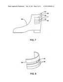Wireless speaker footwear diagram and image