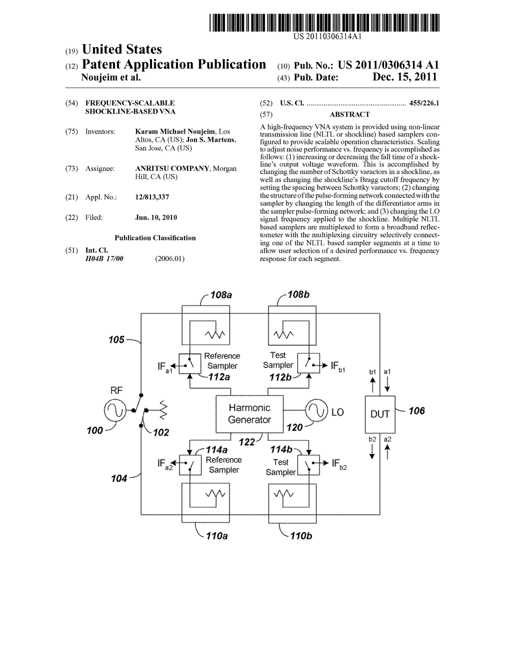 FREQUENCY-SCALABLE SHOCKLINE-BASED VNA - diagram, schematic, and image 01