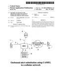 Methods and apparatus for providing information services during the normal     alert of an outbound communication session diagram and image