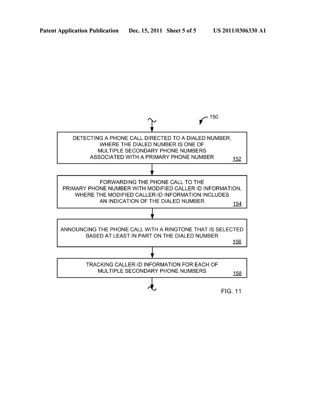 SYSTEM AND METHOD FOR ANONYMOUS RECEPTION OF TELEPHONE CALLS - diagram, schematic, and image 06