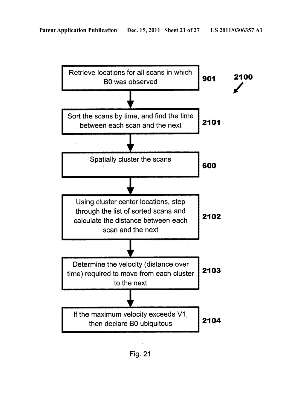 SYSTEMS FOR AND METHODS OF DETERMINING LIKELIHOOD OF ATYPICAL TRANSMISSION     CHARACTERISTICS OF REFERENCE POINTS IN A POSITIONING SYSTEM - diagram, schematic, and image 22