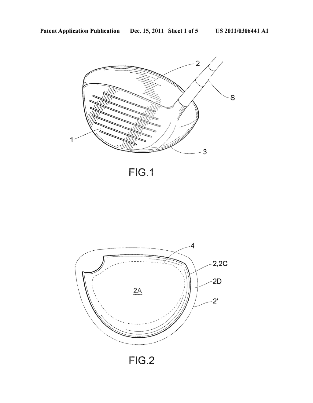 HOLLOW GOLF CLUB HEAD - diagram, schematic, and image 02