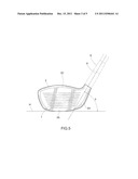 HOLLOW GOLF CLUB HEAD diagram and image