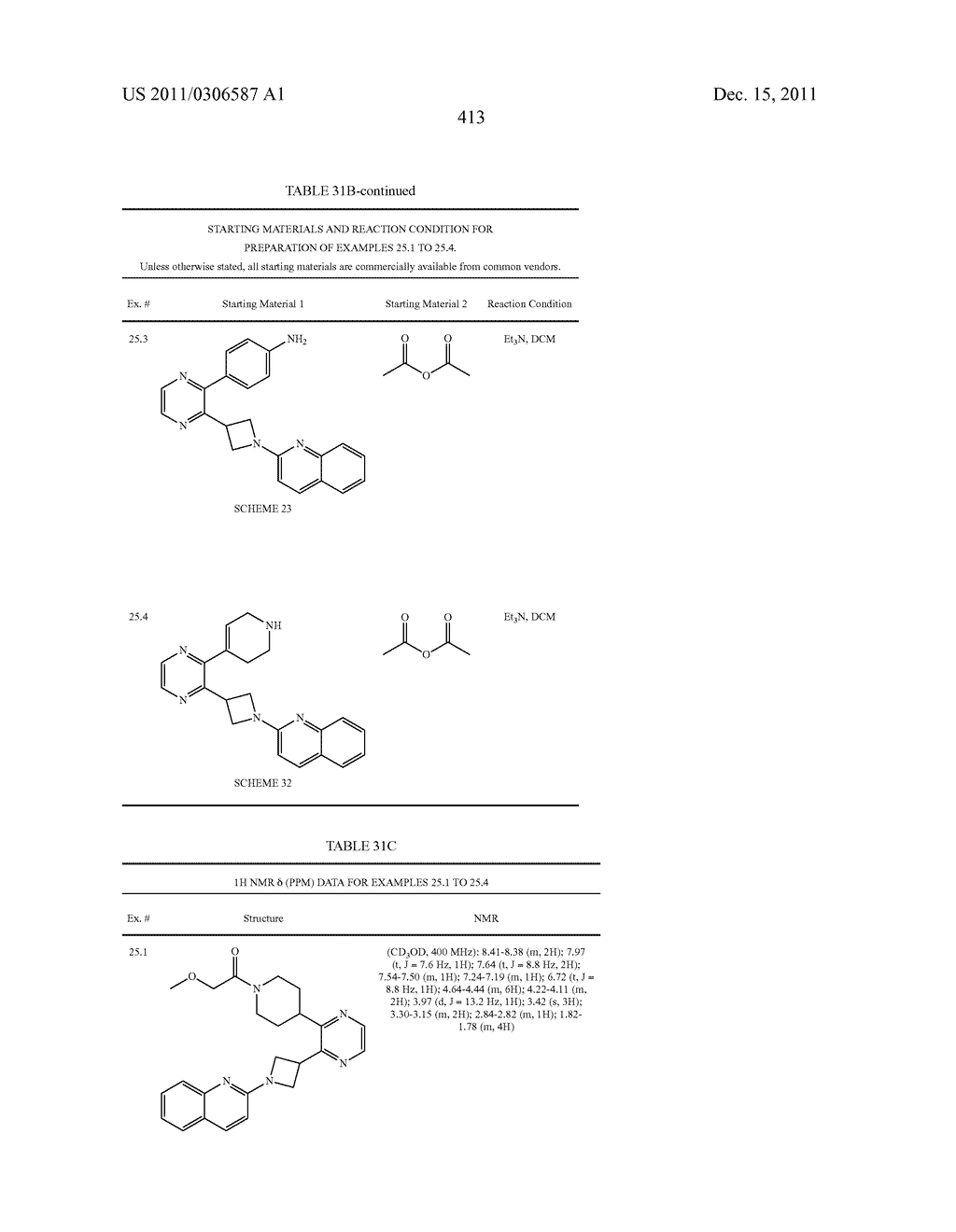 UNSATURATED NITROGEN HETEROCYCLIC COMPOUNDS USEFUL AS PDE10 INHIBITORS - diagram, schematic, and image 414