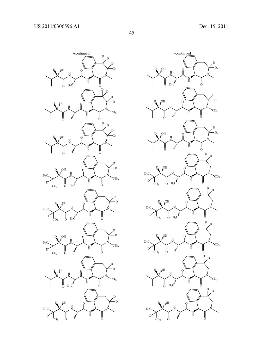 BENZAZEPINE INHIBITORS OF GAMMA-SECRETASE - diagram, schematic, and image 46