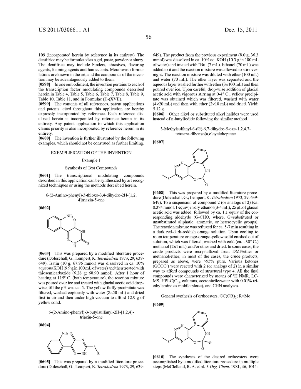 Transcription factor modulating compounds and methods of use thereof - diagram, schematic, and image 82