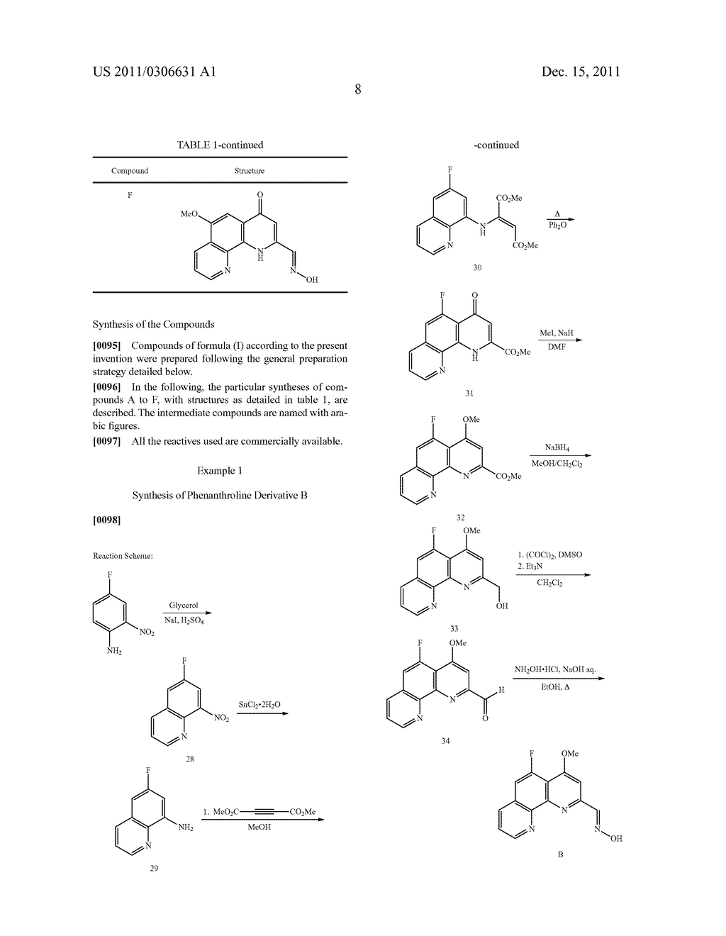 TRIPLE SUBSTITUTED PHENANTHROLINE DERIVATIVES FOR THE TREATMENT OF     NEURODEGENERATIVE OR HAEMATOLOGICAL DISEASES OR CONDITIONS, OR CANCER - diagram, schematic, and image 09