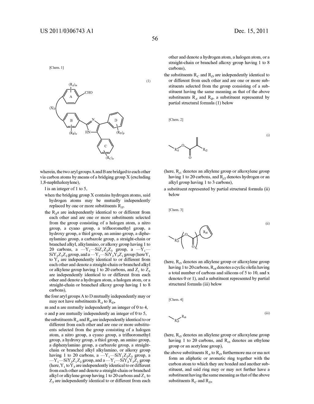 NOVEL CROSSLINKED HEXAARYL BISIMIDAZOLE COMPOUND AND DERIVATIVE THEREOF,     METHOD FOR PRODUCING THE COMPOUND AND PRECURSOR COMPOUND TO BE USED IN     THE PRODUCTION METHOD - diagram, schematic, and image 71