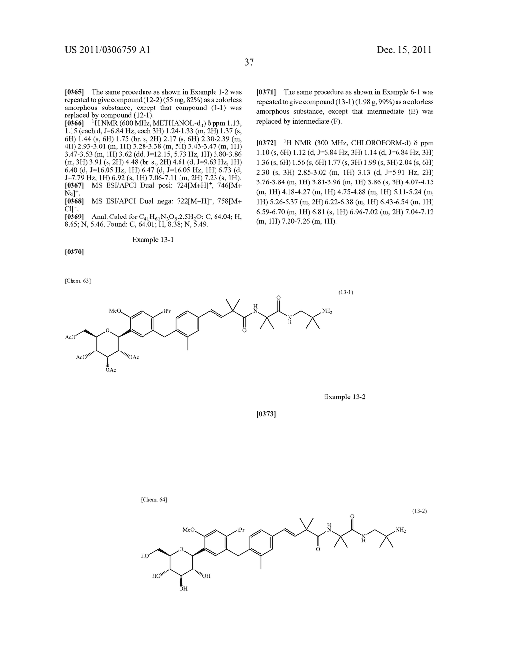 4-ISOPROPYLPHENYL GLUCITOL COMPOUNDS AS SGLT1 INHIBITORS - diagram, schematic, and image 38