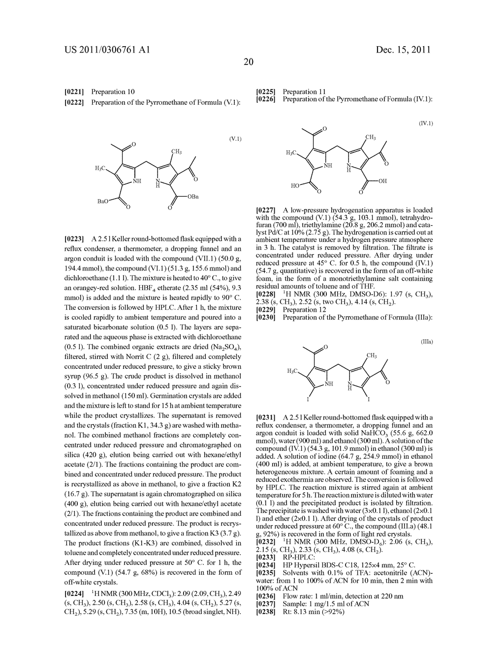 Process For Preparing Prophyrin Derivatives, Such As Protoprophyrin (IX)     And Synthesis Intermediates - diagram, schematic, and image 21