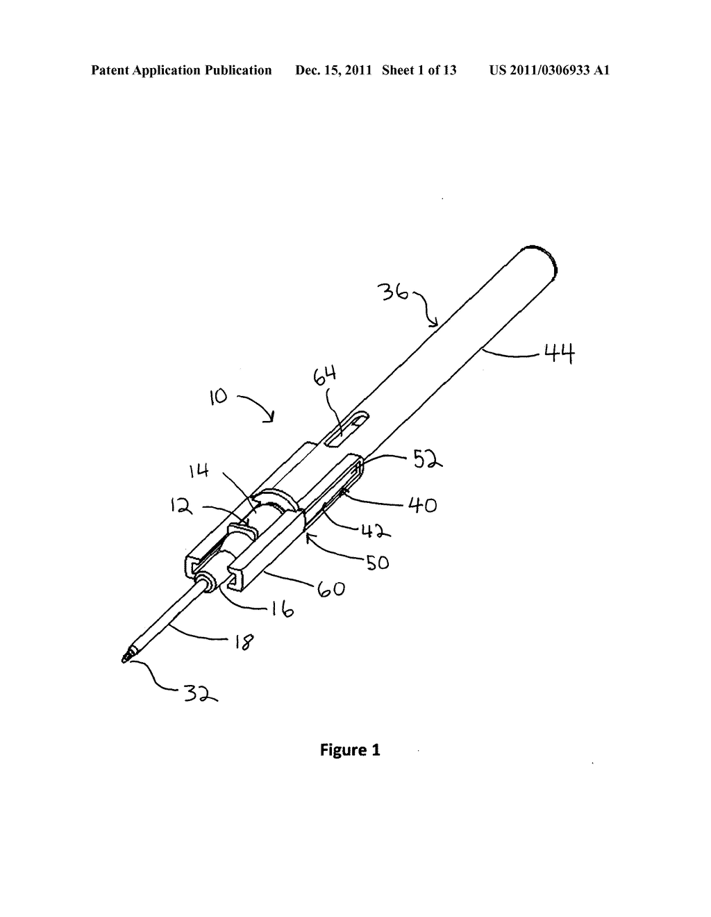 Safety cannula with automatic retractable needle - diagram, schematic, and image 02