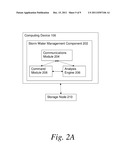 Methods and Systems for Monitoring, Controlling, and Recording Performance     of a Storm Water Runoff Network diagram and image