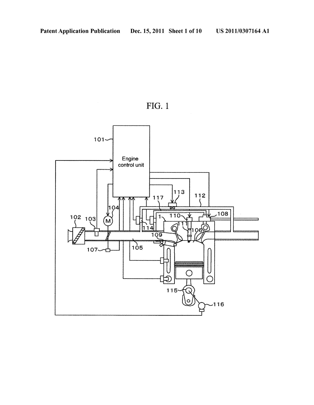 Control Device for In-Cylinder Fuel Injection Type Internal Combustion     Engine - diagram, schematic, and image 02