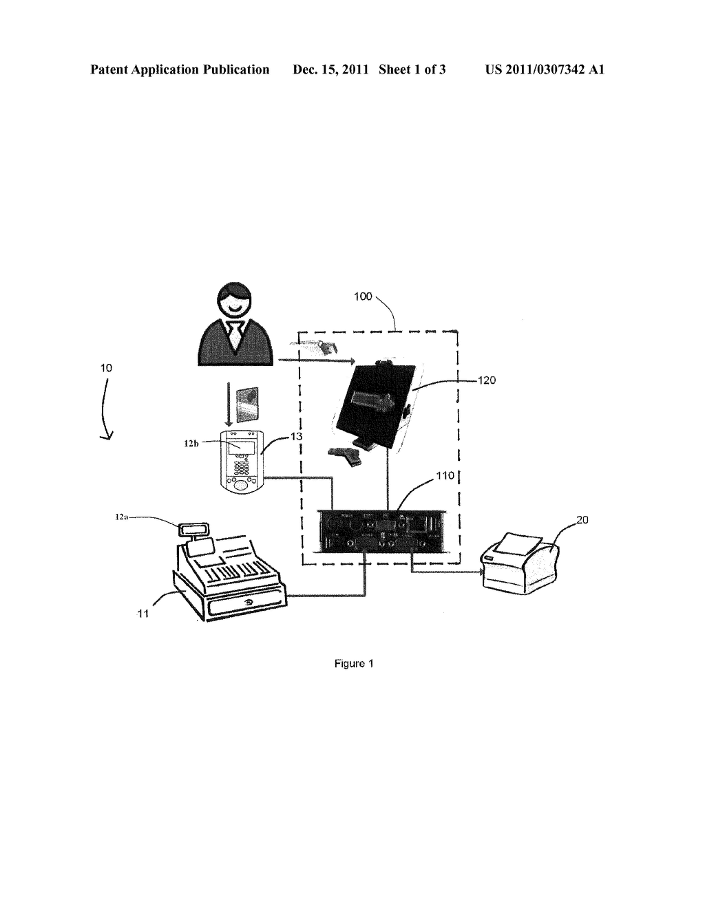 METHOD AND SYSTEM FOR GENERATING ELECTRONIC RECEIPTS FROM PRINT DATA - diagram, schematic, and image 02